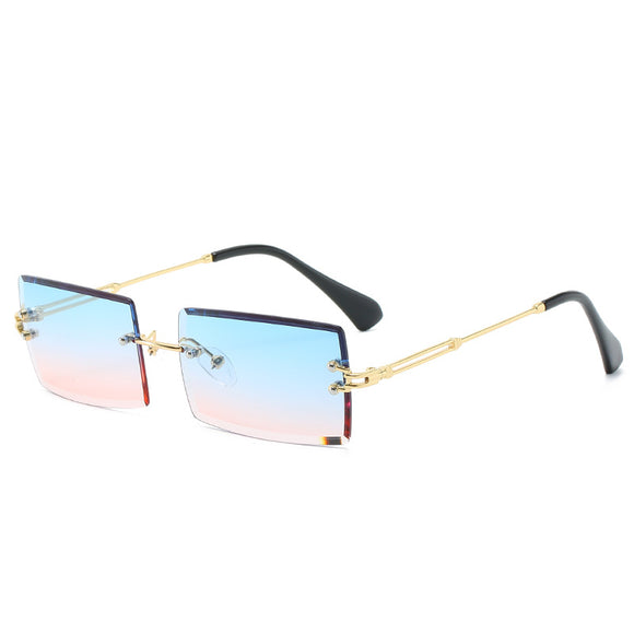 New Trend Frameless Rectangular Sunglasses Women/Men