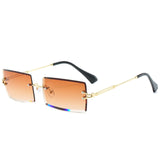 New Trend Frameless Rectangular Sunglasses Women/Men