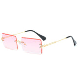 New Trend Frameless Rectangular Sunglasses Women/Men