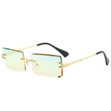 New Trend Frameless Rectangular Sunglasses Women/Men