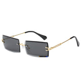 New Trend Frameless Rectangular Sunglasses Women/Men