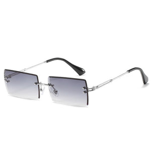 New Trend Frameless Rectangular Sunglasses Women/Men