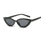 New Vintage Black Cat Eye Sunglasses Women