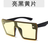 Oversized Square Sunglasses Women Luxury